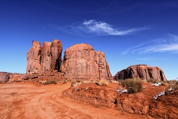 Fototapeta premium Rock formation in the Monument Valley