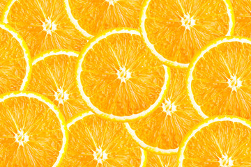 Sliced orange background