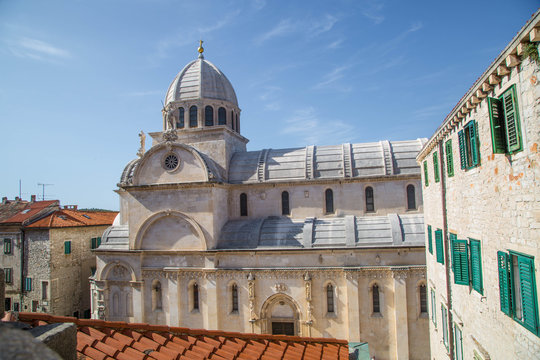 Kathedrale des heiligen Jakob in Sibenik, Dalmatien, Kroatien