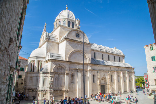 Kathedrale des heiligen Jakob in Sibenik, Dalmatien, Kroatien