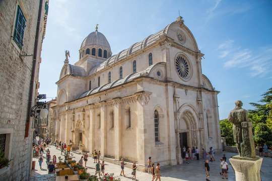 Kathedrale des heiligen Jakob in Sibenik, Dalmatien, Kroatien