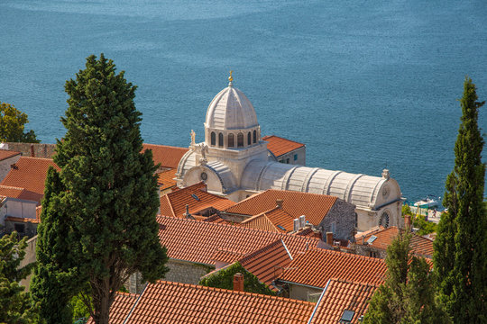 Kathedrale des heiligen Jakob in Sibenik, Dalmatien, Kroatien