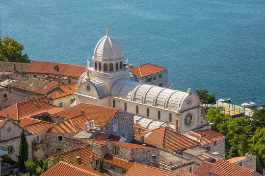 Kathedrale des heiligen Jakob in Sibenik, Dalmatien, Kroatien