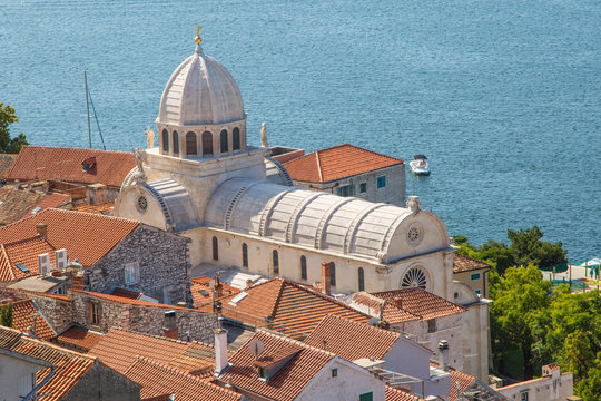 Kathedrale des heiligen Jakob in Sibenik, Dalmatien, Kroatien