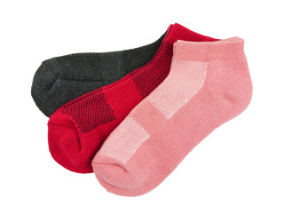 Socks isolated on white background