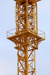 Fototapeta na wymiar Part of an Industrial construction cranes