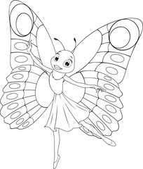 Little beautiful butterfly