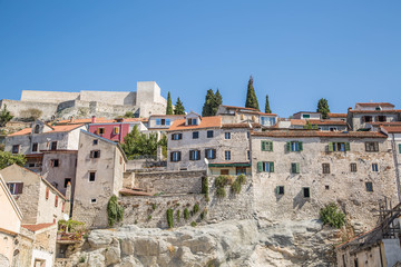 Panorama und Sehensw&uuml;rdigkeiten von Sibenik, Dalmatien, Kroatien