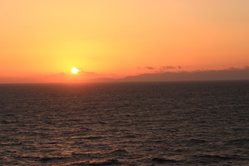 Obraz premium Coucher de soleil