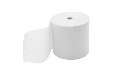 Toilet Paper Roll isolated on white