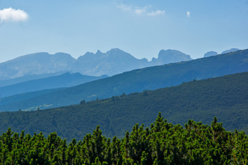 Landscape of Rila Mountan near, The Seven Rila Lakes, Bulgaria
