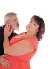 Fighting middle age couple