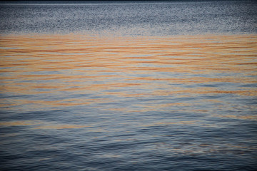Sonnenuntergang auf offener See