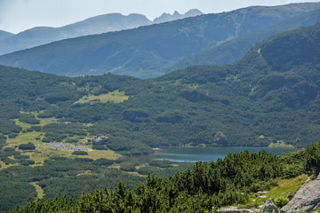 Amazing Landscape of The Lower lake, The Seven Rila Lakes, Bulgaria