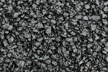 background texture hot boiling 160 degrees fresh asphalt bitumen with haze and vapors