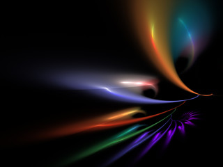 Abstract fractal background