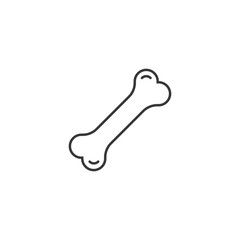 thin line bones icon