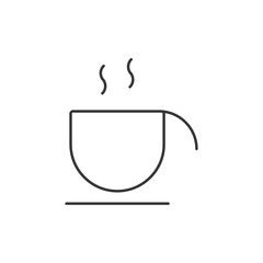 tea cup line icon