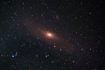 The Andromeda Galaxy as seen from Mannheim in Germany.