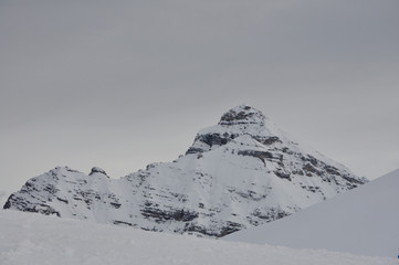 Winter ski mountains. Tyrol, Austria