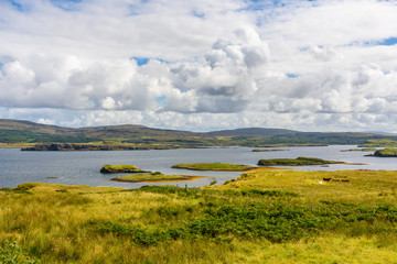 The majestic nature of the Isle of Skye in Scotland, UK