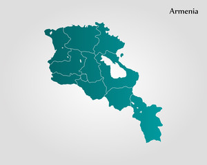 Map of Armenia