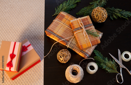 "wrapping christmas presents" stock photo and royalty-free images on fotolia.com "wrapping christmas presents" Stock photo and royalty-free images on Fotolia.com - Pic 180789393