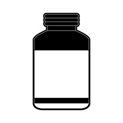 Medicine bottle isolated icon vector illustration graphic design