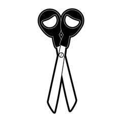 Scissor utensil isolated icon vector illustration graphic design