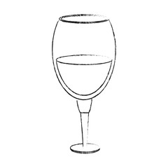 Cup of wine icon vector illustration graphic design