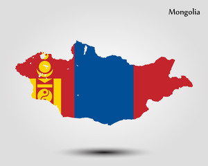Fototapeta premium Map of Mongolia