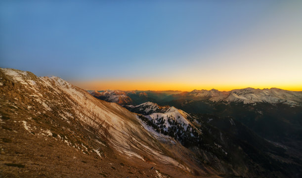 Afternoon Light On Agrafa Mountains