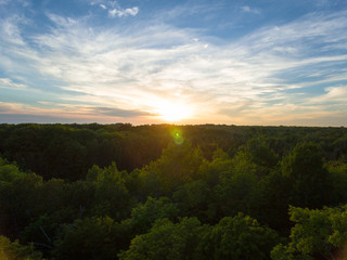 Fototapeta na wymiar Michigan Summer Sunsets 1