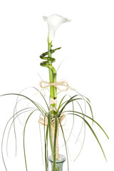 Flower bouquet isolated on white