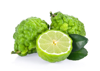 bergamot on white background