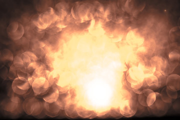 Abstraction background with flares circles. Christmas abstraction background with circles.