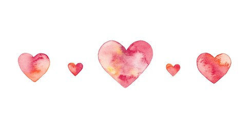 ハート、素材、ピンク