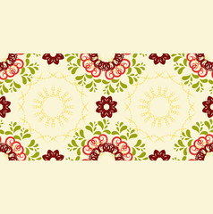 Seamless abstract floral pattern,mandala pattern