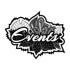 Events doodles. vector illustrator