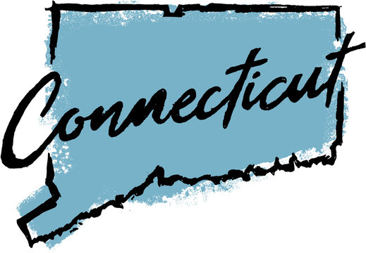 Hand Drawn Connecticut State Illustration