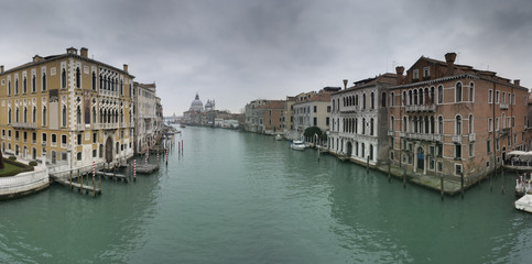 Grand Canal and Basilica Santa Maria della Salute, Venice, Italy