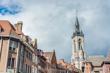 The belfry (French: beffroi) of Tournai, Belgium