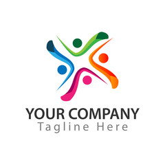 Community people concept. Icon of people together