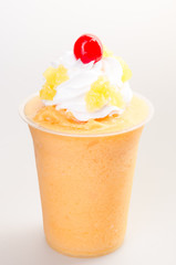 mango yogurt, milk shake