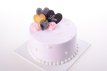 cake, Ice-cream cake on background