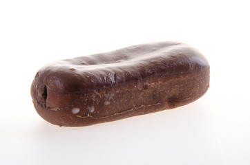 chocolate donuts on a background