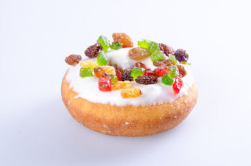 Donut, Colorful Donuts on background