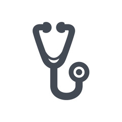 medicine medical silhouette icon stethoscope tool
