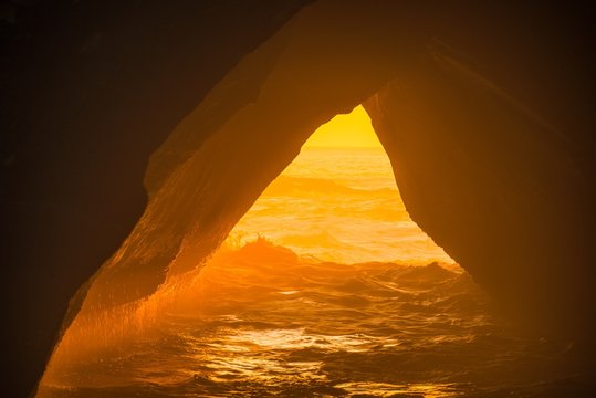 Oregon Cave at Sunset - Powered by Adobe