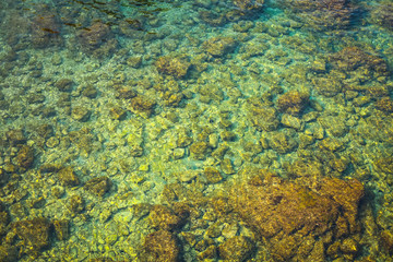 Rocks in underwater